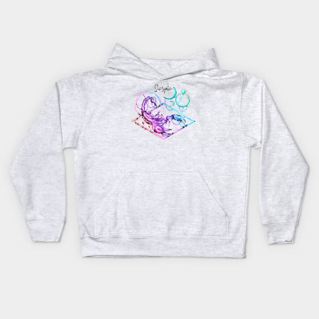 Scorpio Kids Hoodie by whittlealittle